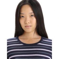 Icebreaker Wave Long Sleeve Tee Women - Midnight Navy/Purple Gaze/Stripe 14 Icebreaker Wave Long Sleeve Tee Women - Midnight Navy/Purple Gaze/Stripe -Icebreaker icebreaker womens wave long sleeve tee midnight navy purple gaze stripe 6 1384778