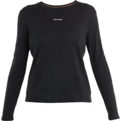 Icebreaker ZoneKnit™ Energy Wind Long Sleeve T-Shirt Women - Black 10 Icebreaker ZoneKnit™ Energy Wind Long Sleeve T-Shirt Women - Black -Icebreaker icebreaker womens zoneknit energy wind long sleeve t shirt black 3 1555061
