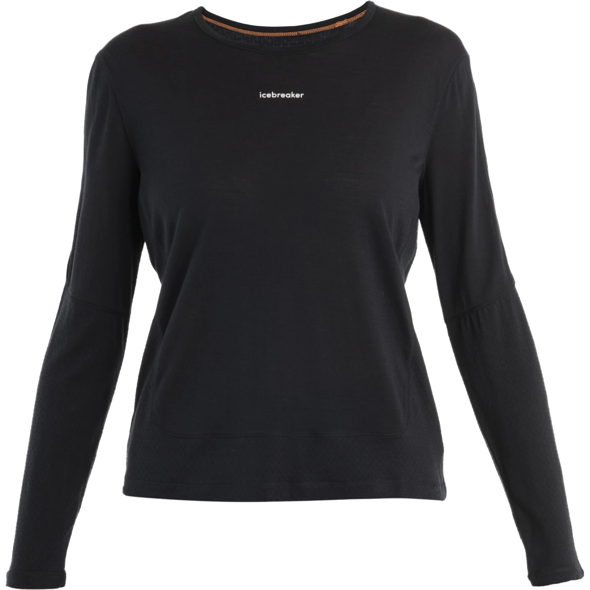 Icebreaker ZoneKnit™ Energy Wind Long Sleeve T-Shirt Women - Black 4 Icebreaker ZoneKnit™ Energy Wind Long Sleeve T-Shirt Women - Black - Image 3