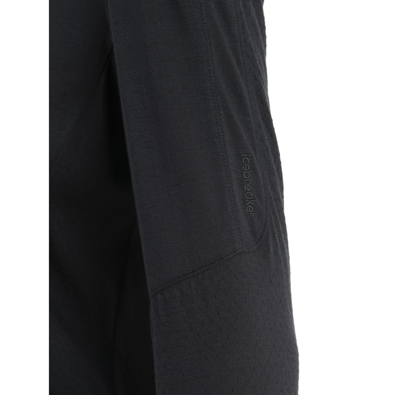 Icebreaker ZoneKnit™ Energy Wind Long Sleeve T-Shirt Women - Black 8 Icebreaker ZoneKnit™ Energy Wind Long Sleeve T-Shirt Women - Black - Image 7