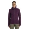 Icebreaker ZoneKnit™ Explore Long Sleeve Zip Hoodie Women - Nightshade -Icebreaker icebreaker womens zoneknit explore long sleeve zip hoodie nightshade 1 1535667