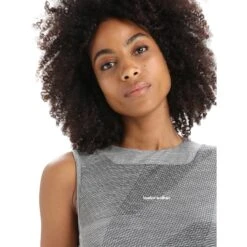 Icebreaker ZoneKnit™ GEODETIC Cropped Bra-Tank Women - Metro Hthr/Black/AOP 16 Icebreaker ZoneKnit™ GEODETIC Cropped Bra-Tank Women - Metro Hthr/Black/AOP -Icebreaker icebreaker womens zoneknit geodetic cropped bra tank metro hthr black aop 7 1384864