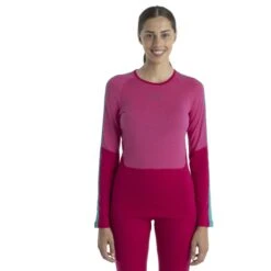 Icebreaker ZoneKnit™ Insulated Long Sleeve Hoodie Women - Tempo -Icebreaker icebreaker womens zoneknit insulated long sleeve hoodie tempo 8 1536300