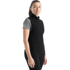 Icebreaker ZoneKnitâ„¢ Insulated Vest Women - Black