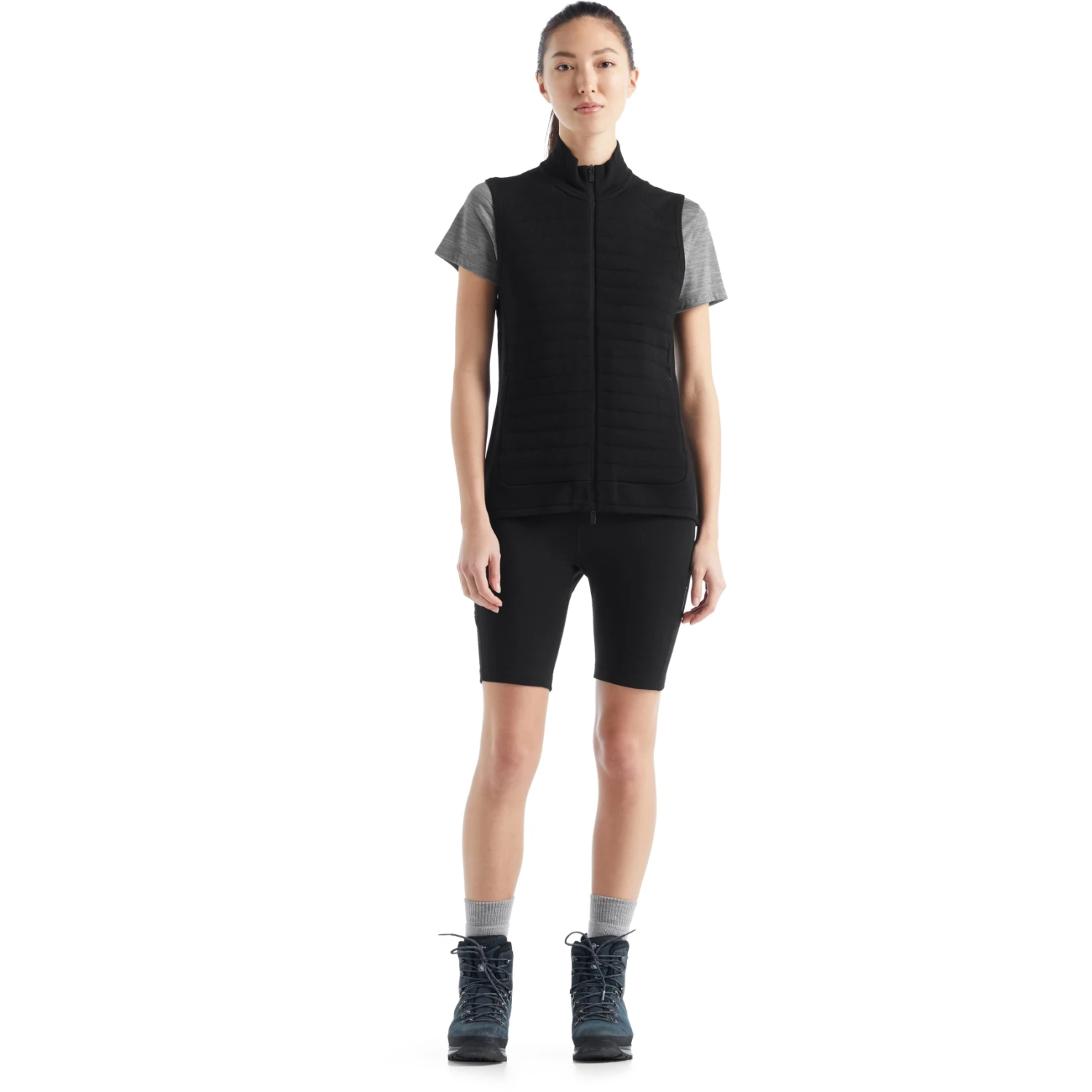 Icebreaker ZoneKnit™ Insulated Vest Women - Black 11 Icebreaker ZoneKnit™ Insulated Vest Women - Black - Image 9