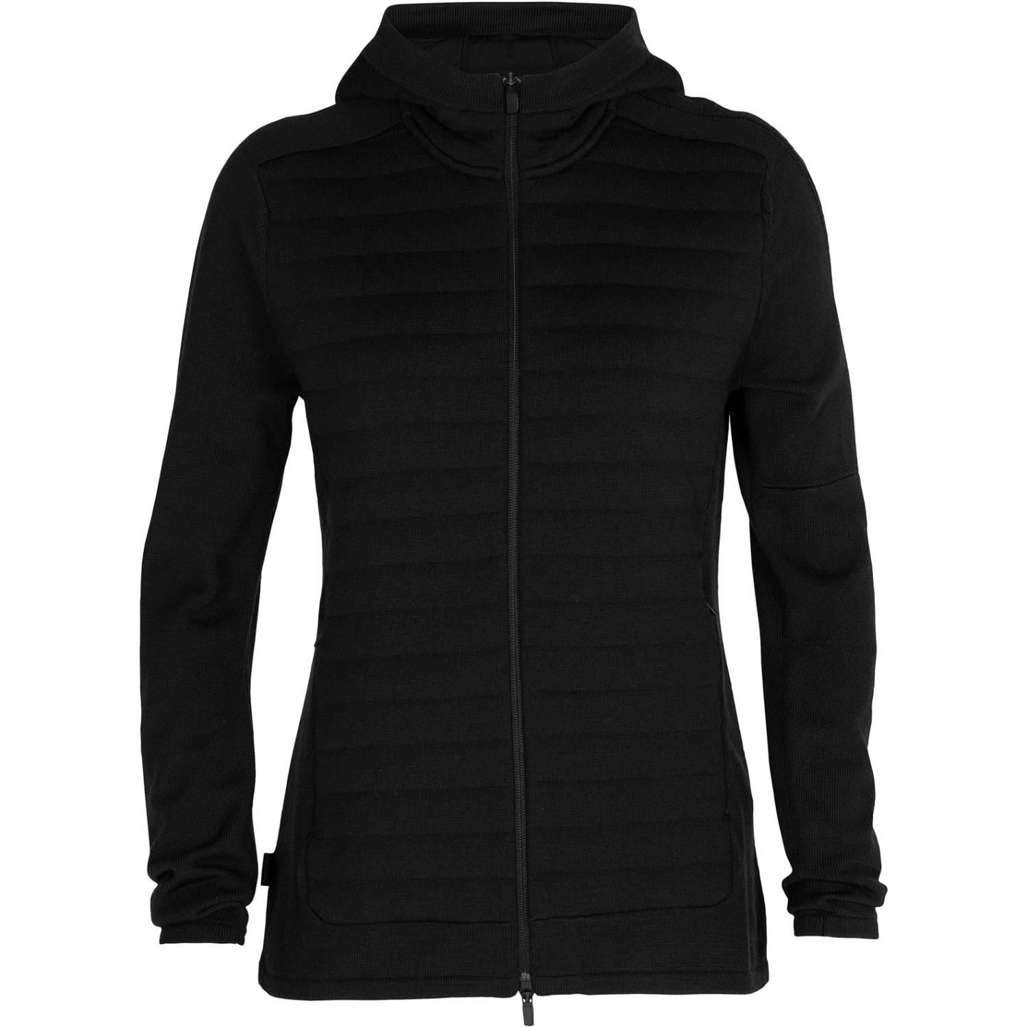 Icebreaker ZoneKnit™ Insulated Zip Hoodie Women - Black 5 Icebreaker ZoneKnit™ Insulated Zip Hoodie Women - Black - Image 3