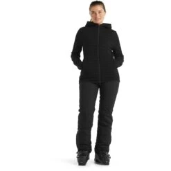 Icebreaker ZoneKnit™ Insulated Zip Hoodie Women - Black 23 Icebreaker ZoneKnit™ Insulated Zip Hoodie Women - Black -Icebreaker icebreaker womens zoneknit insulated zip hoodie black 11 1041243