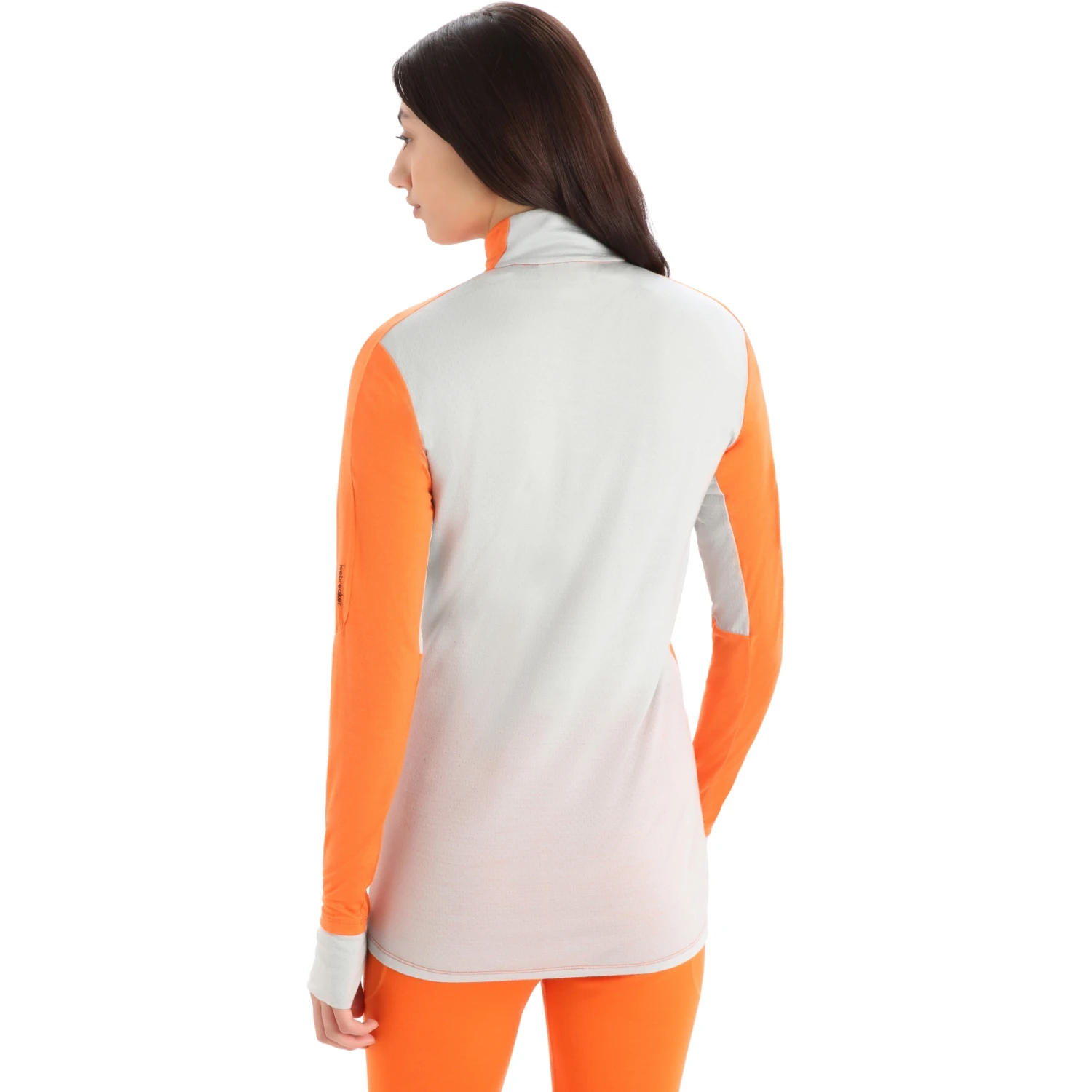 Icebreaker ZoneKnit™ Long Sleeve Zip Women - Flash/Ether 4 Icebreaker ZoneKnit™ Long Sleeve Zip Women - Flash/Ether - Image 2