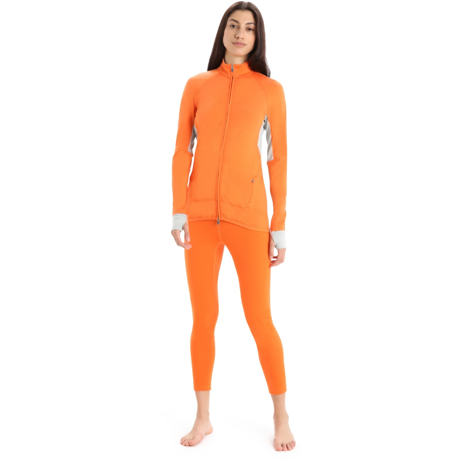 Icebreaker ZoneKnit™ Long Sleeve Zip Women - Flash/Ether 10 Icebreaker ZoneKnit™ Long Sleeve Zip Women - Flash/Ether - Image 8