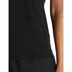 Icebreaker ZoneKnit™ Slit Back Short Sleeve Tee Women - Black -Icebreaker icebreaker womens zoneknit slit back short sleeve tee black 6 1271477