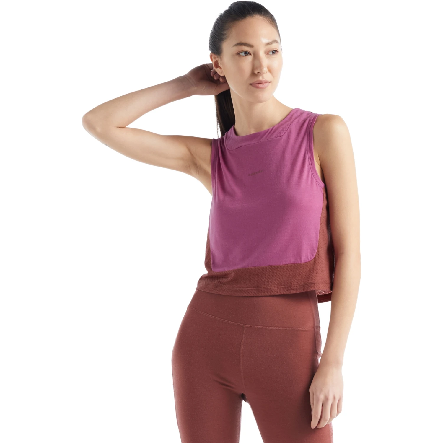 Icebreaker ZoneKnit™ Tank Top Women - Cosmic/Grape 10 Icebreaker ZoneKnit™ Tank Top Women - Cosmic/Grape - Image 8